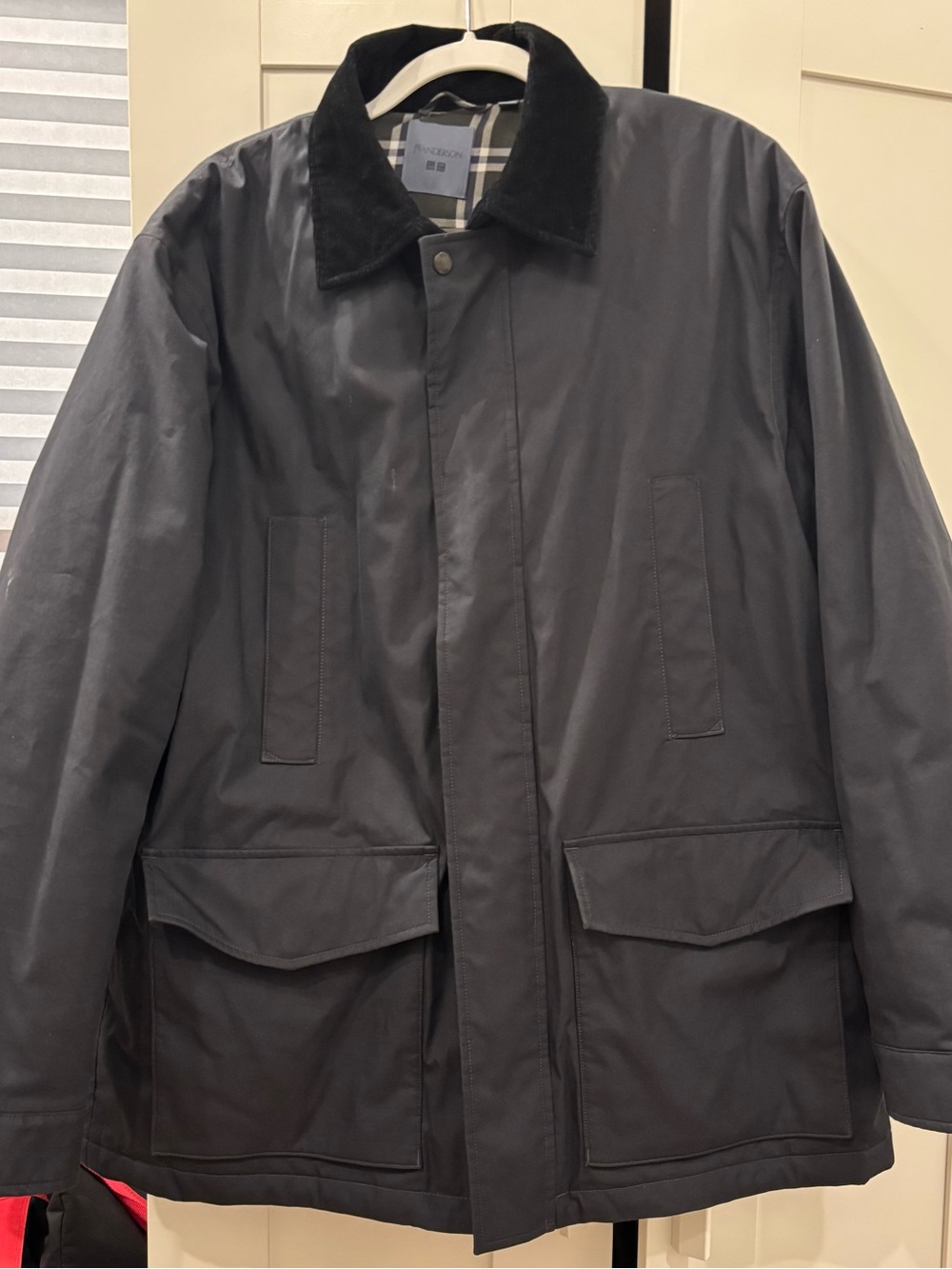 Uniqlo JW Anderson PUFFTECH Utility Jacket in Navy Blue